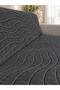 Premium Dot Based Wave Patterned Sofa Cover Sofa Bed Cover Textured Sponge-Free Sofa Wrap - 4