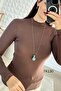 Half Fisherman Viscose Combed Cotton Blouse 7K130 - 3