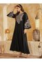 Rochie maxi, negru - 6
