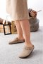 Cork Sole Boston Birkens Daily Sabo Slippers Beige - 3