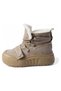 Gamleu tape beige women's winter fur-lined boots - 2
