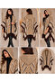 Women's Ethnic Patterned Tasseled Loose Oversized Knitwear Poncho – Winter Shawl Cardigan - 3