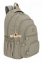 Luxury and Multi-Pocket Waterproof Crinkle School Bag, Crinkle Backpack + Monkey Keychain Gift