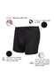 Men's Black Premium Micromodal Boxer, 90% Micromodal and 10% Elastane - 2