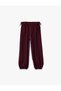 Cotton Bowknot Balloon Cut Modal Fabric Trousers - 3