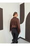 Women's Zippered Suede Jacket with Fringes on the Back - 2