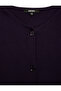 Buttoned 3/4 Wide Sleeve Round Neck Knitwear Cardigan - 3