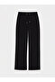 Two Mt Shop Quality Lcw Everyday Black 3 Thread Flat Loose & Baggy Women's Sweatpants - 5