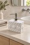 Coastal Premium Decorative Soap Dish with Sea Shell Embossing Stylish Bathroom Soap Dish