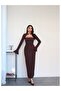 Collar Brooch Spanish Sleeve Dress - 4