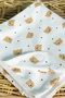 Patterned 100% Cotton Soft Textured Baby Blanket - 6