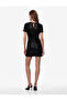 Sequin Sequined Slim Fit Crew Neck Short Sleeve Mini Evening Dress - 5