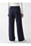 Two Mt Shop Quality Lcw Modest Navy Blue Interlock Plain Comfortable & Relaxing Women's Sweatpants - 4