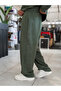 Khaki Washed Pipe Leg Sweatpants Rsp - 5