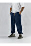 Regular Navy Blue Men's Jogger Pants with Adjustable Legs Coc3567 - 3