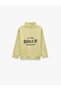 Half-Zipper, Hooded, Long Sleeve, High-Neck Oversized Sweatshirt - 2