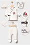 Baby Boy Sailor Newborn Set 5-Piece 0-3 Months Newborn Hospital Release Bodysuit Set - 3