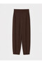 Two Mt Shop Quality Lcw Vision Brown Interlock Plain Comfortable & Relax Women's Sweatpants - 5