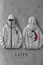Snow Masked Ninja Unisex Sweatshirt Cardigan 2Strands Thick Fleece