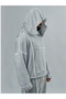 Design Dirty Stitched Hooded Gray Men's Set Coc3512 - 6