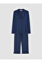 Esvab • Modern & Distinctive Shirt Roba Collar Women's Pajama Set - 6