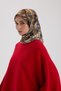 Soft Scarf 1251 Black Khaki - 3