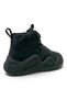 Children's Black Mechanical Fastening Outdoor Trekking Tactical Rubber Boots - 4