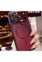 iPhone 14 Pro Max Case 18 Pro Max Appearance, Magsafe Feature, Camera Protected Pc Convertible Cover - Burgundy - 3