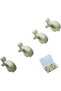 Universal Stroller Clips - Multiuse Fasteners, Lemon Icing 4 Pack