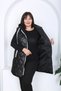 Women's Quilted Hooded Plus Size Vest - 6