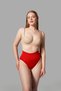 Night Red Gather-Up High-Waisted Panties 1010 - 7