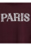 Two Mt Shop Quality Lcw Kids Plum Thick Paris Printed Girls' Sweatshirt - 3