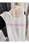 Luxury Net Ecru Tulle Curtain, Modern and Aesthetically Pleasing, Straight Cut (with Extra Foam), Suitable for Any Room. - 2