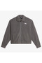 Women's Fleece Collared Jacket - 5