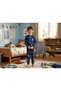 Boy's Pajama Set with Navy Blue Dinosaur Pattern - 2