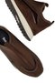 Women's Brown Stone High-Top Sock Sneaker Laceless Thick Sole Casual Sports Shoes - 6