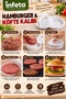 Hamburger Patty Mold Plastic Patty Press Shaper Practical Burger Making Tool - 3