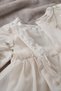 Baby Girl Ecru Tulle Long Sleeve Floral Dress Birthday Wedding Eid Special Occasion Dress 9-24 Months - 5