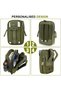 2 Pcs Tactical Molle Pouch, Nylon EDC Pouch, Waist Bag with Zipper Waterproof Belt Pouch Utility Gadget Small Molle Pouch Belt Bag for Sports, Hiking, Camping,Traveling, Cycling, Fishing (Green) - 4
