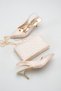 Women's 6.5 cm Evening Shoes and Bag Gold - 3