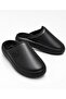 Men's House Slippers Black Leather with Fur Inside Plush Warm Sole Winter Comfortable Slippers Dowry Slippers Stc1374 - 4