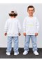 Crew Neck Sweatshirt for Boys, Printed 3-Yarn Hooded Winter Sweatshirt