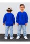 Crew Neck Sweatshirt for Boys, Printed 3-Yarn Hooded Winter Sweatshirt