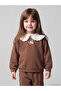 Timeless Clothing & Timeless Choices Bebe Roba Collar Embroidered Baby Girl Sweatshirt