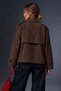 New Season Women's Midi Length Oversized Trench Coat with Belted Waist - 4