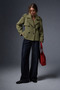 New Season Women's Midi Length Oversized Trench Coat with Belted Waist - 3