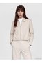 Rmz Gi̇yi̇m Farkiyla Shirt Roba Collar Soft Touch Women's Jacket
