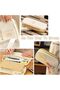 Large Capacity Pencil Case, Durable Storage Multiple Compartment Double Zipper Portable Capa - 5
