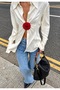 Red Flower Clamp Buckle 🌹   – Latin-Inspired Hair Accessory - 2