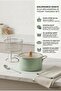 Enamel 22 cm Pro Frying and Yogurt Pot Soft Green